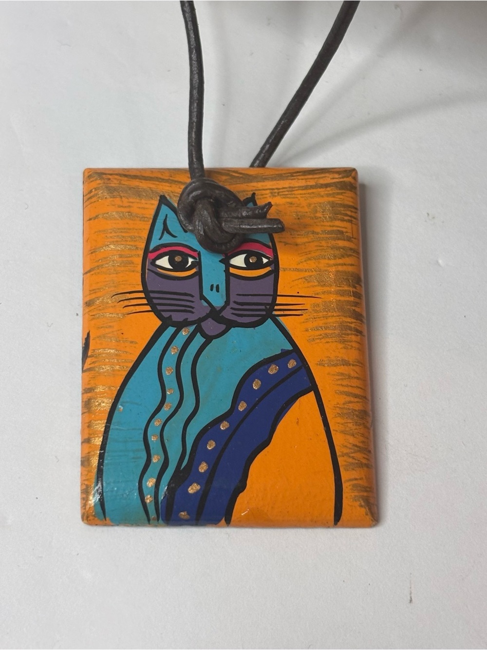 Laurel Burch Fantasticats Tote Purse Colorful Cats Feline Art Print Canvas Bag - Picture 15 of 15